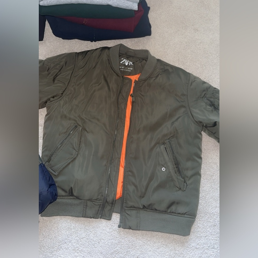 Boys 10/12 coat jacket Abercrombie & Zara